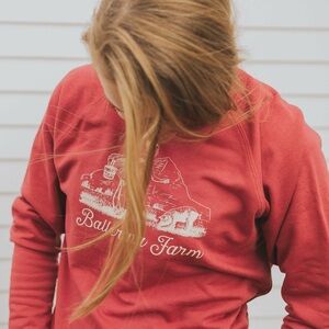 Ballerina Farm Women’s Red Sweatshirt Medium